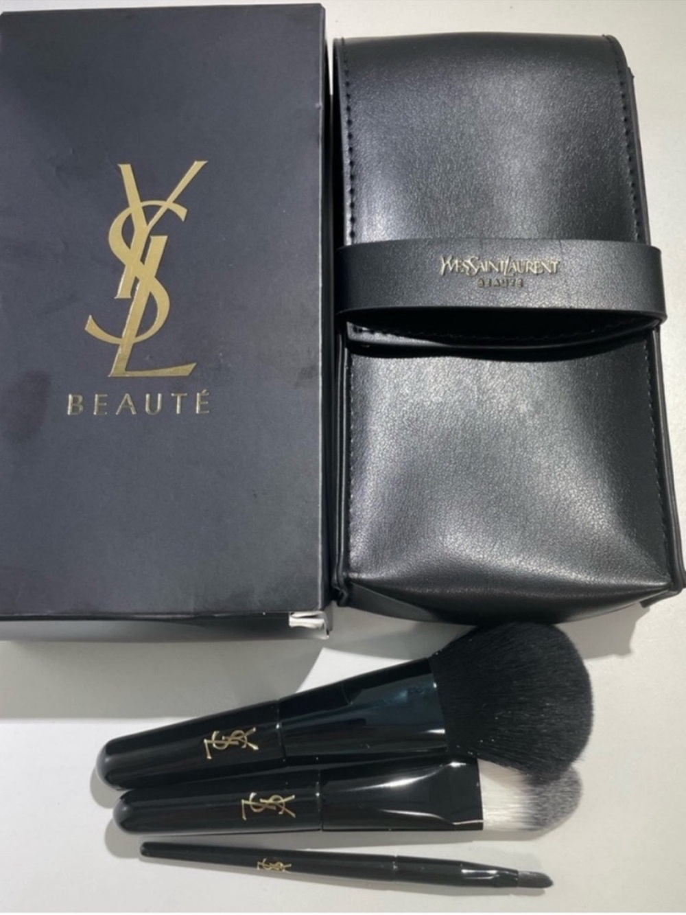 YSL beauty brushes set